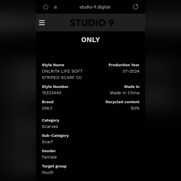 Colorful Striped Scarf - Picture 5 of 6